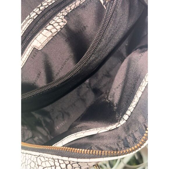 Calvin Klein White Crocodile leather hand bag   Handbag features white “crocodil - Picture 7 of 10